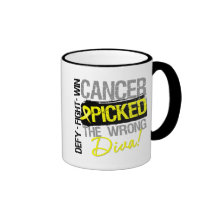 Sarcoma Cancer Picked The Wrong Diva Coffee Mugs