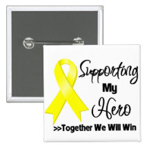 Sarcoma Cancer Supporting My Hero Buttons