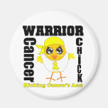 Sarcoma Cancer Warrior Chick Fridge Magnet