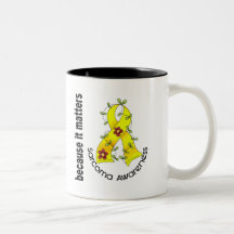 SARCOMA Flower Ribbon 3 Mug