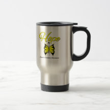 Sarcoma Hope Butterfly Ribbon Mugs