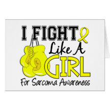 Sarcoma I Fight Like A Girl 15.5 Card