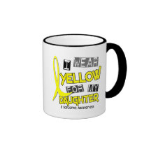 Sarcoma I WEAR YELLOW FOR MY DAUGHTER 37 Coffee Mugs