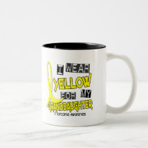 Sarcoma I WEAR YELLOW FOR MY GRANDDAUGHTER 37 Mug