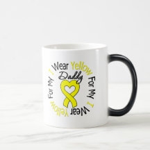 Sarcoma I Wear Yellow Ribbon For My Daddy Mug