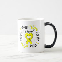 Sarcoma I Wear Yellow Ribbon For My Friend Mug