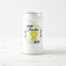 Sarcoma I Wear Yellow Ribbon For My Grandson Mug