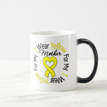 Sarcoma I Wear Yellow Ribbon For My Mother Mugs