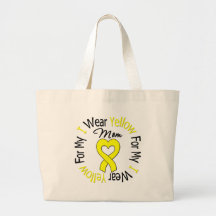 Sarcoma I Wear Yellow Ribbon For My Mum Bag