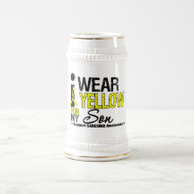 Sarcoma I Wear Yellow Ribbon For My Son Coffee Mug