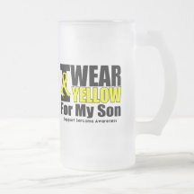 Sarcoma I Wear Yellow Ribbon For My  Son Mug