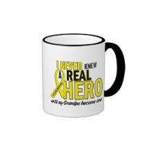 Sarcoma NEVER KNEW A HERO 2 Grandpa Coffee Mug