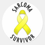 Sarcoma Survivor Round Sticker