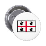 Sardinia Flag Pinback Buttons