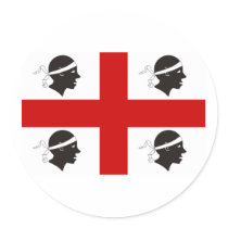Sardinia, Italy Round Sticker