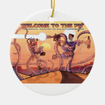 Sarlacc Pit podcast Christmas ornament double-side