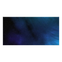 Sarry Space Scene Customised Photo Card