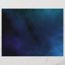 Sarry Space Scene Personalised Flyer