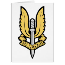 SAS Insignia Greeting Cards