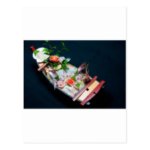 Sashimi Boat. Postcard