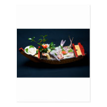 Sashimi Boat. Postcards