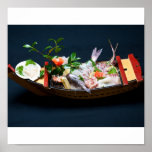 Sashimi Boat. posters