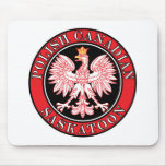 Saskatoon Polish Canadian Eagle mousepads