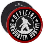 Sasquatch HUNTER Circle logo Button