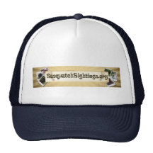 sasquatchsightings.org logo hat mesh hats
