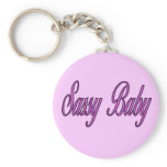 sassy baby pink keychain