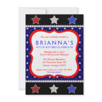 Sassy Fourth of July Invite