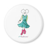Sassy Girl Refrigerator Magnet