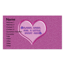 Sassy Heart Business Cards