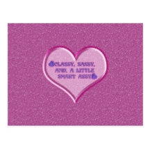 Sassy Heart Post Cards