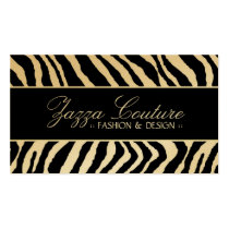 Sassy + Hip Zebra Print Business Card