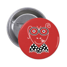 Sassy nerd pin