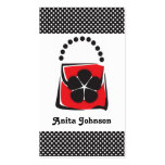 Sassy Purse Profile Card Business Card Template