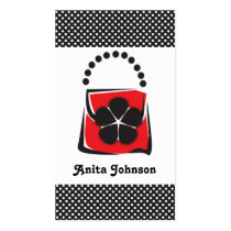 Sassy Purse Profile Card Business Card Template