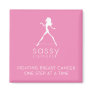 Sassy Steppers pink magnet