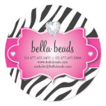 Sassy Zebra Jewellery Designer Stickers
