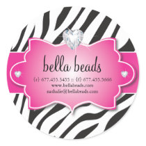 Sassy Zebra Jewellery Designer Stickers