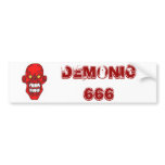 Satan Devil Art bumper stickers