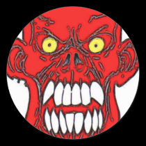 Satan Devil Art stickers