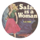 satan is a woman! sticker