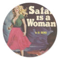 satan is a woman! stickers