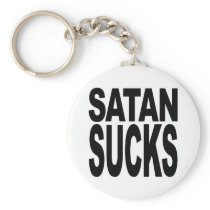 Satan Sucks Keychain