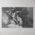 Satan Thinking Poster posters