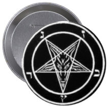 satanic pentagram pin
