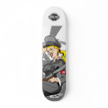 Satanic Warmerchant Pin-Up Woman skateboards