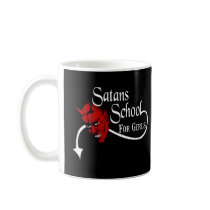 Satans School Black Coffee Mugs